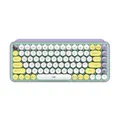 Logitech Pop Keys Wireless Mechanical Keyboard With Customizable Emoji Keys, Daydream Mint