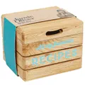 Jamie Oliver Acacia Recipe Box W/lid, Wooden