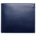 72 Smalldive 8 Card Sleeves Small Buffed Leather Billfold, Black