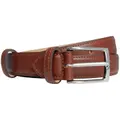 72 Smalldive Mahogany Slim Width Buffed Leather Belt