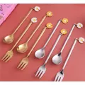 Gifts By Art Tree Daisy Dessert Forks & Spoons, Silver