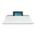 Logitech K480 Muti-device Bluetooth Keyboard, White