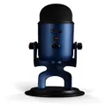Logitech For Creators Blue Yeti Usb Microphone For Recording, Streaming, Gaming, Podcasting On Pc And Mac, Condenser Mic For Laptop Or Computer With Blue Vo!Ce Effects, Adjustable Stand, Plug And Play, Midnight Blue