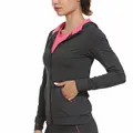 Bodykind Zip-up Hoodie Jacket With Side Pocket La08001bgr, Black+Grey, L