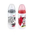 Nuk Mickey 300ml Pp Baby Bottle - 2 Colours, Red