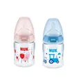Nuk Premium Choice 150ml Pp Temperature Control Bottle (Silicone Teat Size 1) - 2 Colours, Red