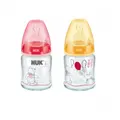 Nuk Disney Winnie The Pooh 120ml Premium Choice Glass Bottle - 2 Colours, Red