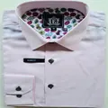 Robinsons Shirt, Rbbl-0020, Pink, Regular Collar Long Slim Fit Sleeve Shirt, Pink, 38