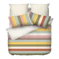 Esprit Breccia 100% Cotton Luster Sateen Bed Set, Multicolour, King