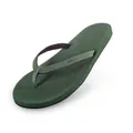 Indosole Womens Sandals Flip Flops Essntls - Leaf, Leaf - Green, EU 37-38