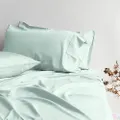 Canningvale Bamboo Cotton Sheet Set Queen Bed, Gelato Mint