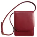 72 Smalldive Vertical Mini Buffed Leather Handbag, Red