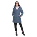Coldwear Adult Slim Fit Long Goose Down Jacket, Blue, Small