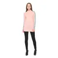 Coldwear Ladies Mock Neck Raglan Sleeve Sweater, Pink, Medium