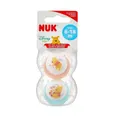 Nuk Disney Winnie The Pooh Latex Soother, S2 (6-18mths) 2/box - 2 Designs, Green & Grey