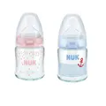 Nuk Premium Choice 120ml Glass Bottle - 2 Colours, Blue