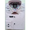Robinsons Shirt, Rbbl-0020, Pink, Regular Collar Long Slim Fit Sleeve Shirt, Pink, 40