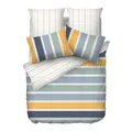 Esprit Alvar 100% Cotton Luster Sateen Bed Set, Multicolour, Queen