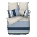 Esprit Karst 100% Cotton Luster Sateen Bed Set, Multicolour, Queen