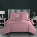 Charles Millen Queensberry Deluxe Fitted Sheet Set, Punch Pink, Pink, Super Single