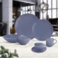 Soiree By Charles Millen Soiree Ascot, Fine Porcelain Tableware, Bowl, Denim Blue