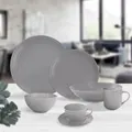 Soiree By Charles Millen Soiree Ascot, Fine Porcelain Tableware, Bowl, Pebble Grey
