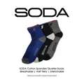 Soda 3 Piece Half Terry Quarter Length Socks