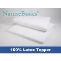 Nature Basics 100% Latex Topper, Queen