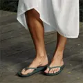 Indosole Womens Sandals Flip Flops Essntls - Leaf, Leaf - Green, EU 35-36