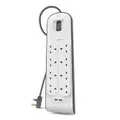 Belkin Outlet Surge Protection Strip With 2 Usb Port, 8 Ways