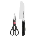 Zwilling Five Star Knife Set, 2 Pieces - Santoku Knife And Multi Purpose Shear