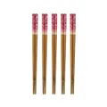 Tsuru Japanese Bamboo Chopsticks, 5 Pairs Pack, Tnk070810