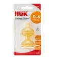 Nuk Latex Premium Choice Teat 0-6mths Medium