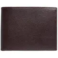 72 Smalldive 8 Card Sleeves Pebbled Leather Billfold, Brown