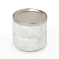 Umbra Tesora Jewellery Storage Box, Resin, White/metallic Nickel