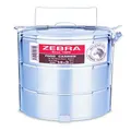 Zebra Food Carrier 14x3 Zerba, Silver