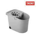 Tatay T1032.06 Mop Bucket With Wheels Grey 12l