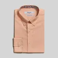 Coupe Cousu , Orange, Long Sleeve Shirt With Contrast Trim Fabric, Orange, 15