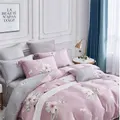Suzanne Sobelle By Charles Millen Suzanne Sobelle Viera Pink Deluxe Bed Set, Multicolour, Single