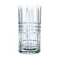 Nachtmann Lead Free Crystal Square Longdrink Set, Clear
