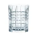 Nachtmann Lead Free Crystal Square Whiskey Set, Clear