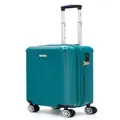 Antler Lille Suitcase Luggage - Teal, 4 Wheeler, 70cm x 46cm x 27/30.5cm, 4.4kg, Teal, Medium-63 CM