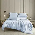 Canopy Eliott Blue Bedset 100% Bamboo, Blue, Single