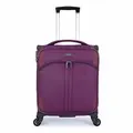 Antler Aire Cabin Suitcase Luggage Bag - 4 Wheeler, 45l, 56cm x 35cm x 23cm, 2kg, Purple, Cabin - 56 CM