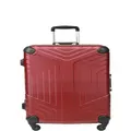President Strata Cabin Carry On Suitcase Luggage - 4 Wheeler, 61cm x 42cm x 25cm, 3.4kg, Dark Stone, Medium - 24"