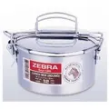 Zebra Rd Lunch Box 12cm, Silver