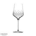 Grandi Aurora Wine Glass 490 Ml With Swarovski Crystals (2 Pc)
