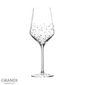 Grandi Aurora Wine Glass 380 Ml With Swarovski Crystals (2 Pc)