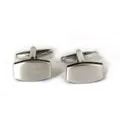 Marzthomson Rectangle Shape Silver Solid Col Cufflinks