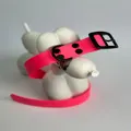 Leash Pet Collar Biothane - Ultra Pink, S